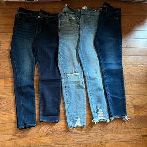 Women Jeans Lot Bundle 4 pairs